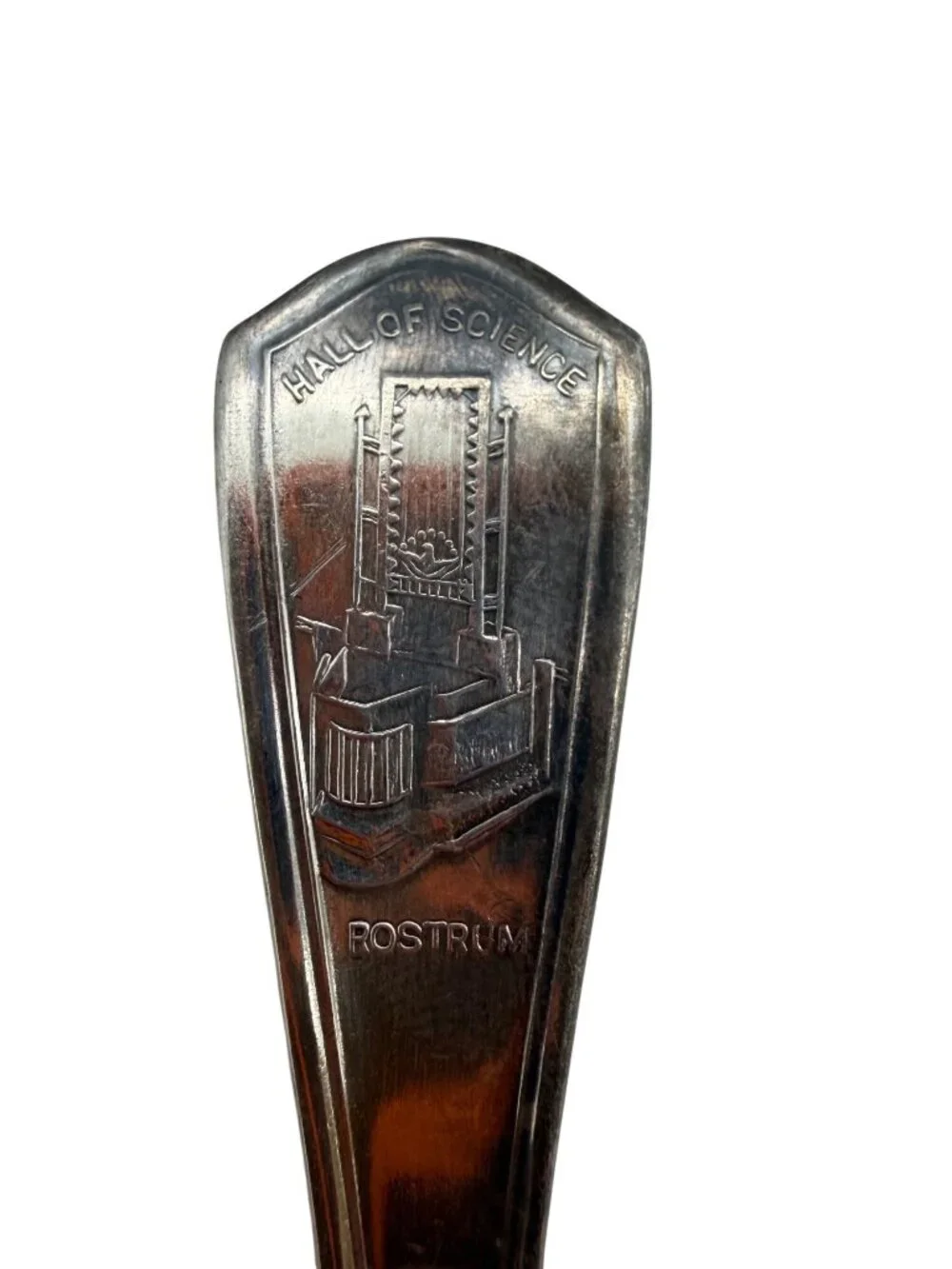 1933 Chicago Worlds Fair Spoons Century Progress Oneida Par Plate Vintage Set 2